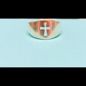 James Avery cross ring